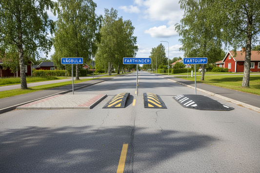 Vägbula, farthinder och fartgupp - vad är skillnaden?