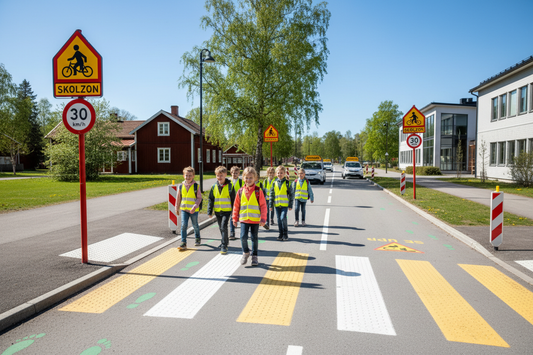 Säkrare skolvägar med rätt trafikprodukter