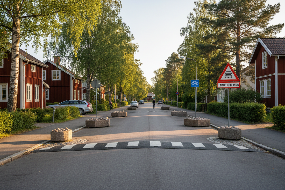 Så planerar du trafiksäkerhet i ett villaområde