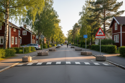 Så planerar du trafiksäkerhet i ett villaområde